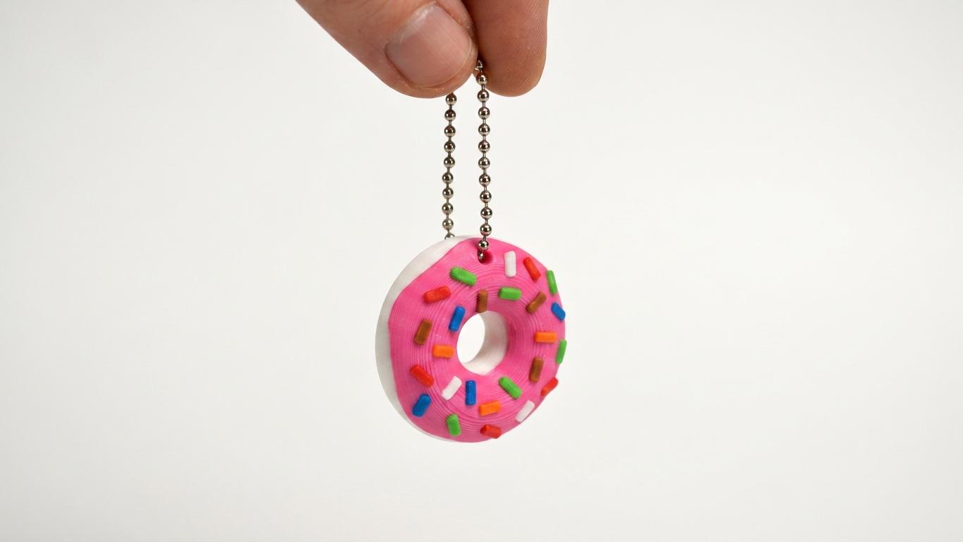 Donut Keyring